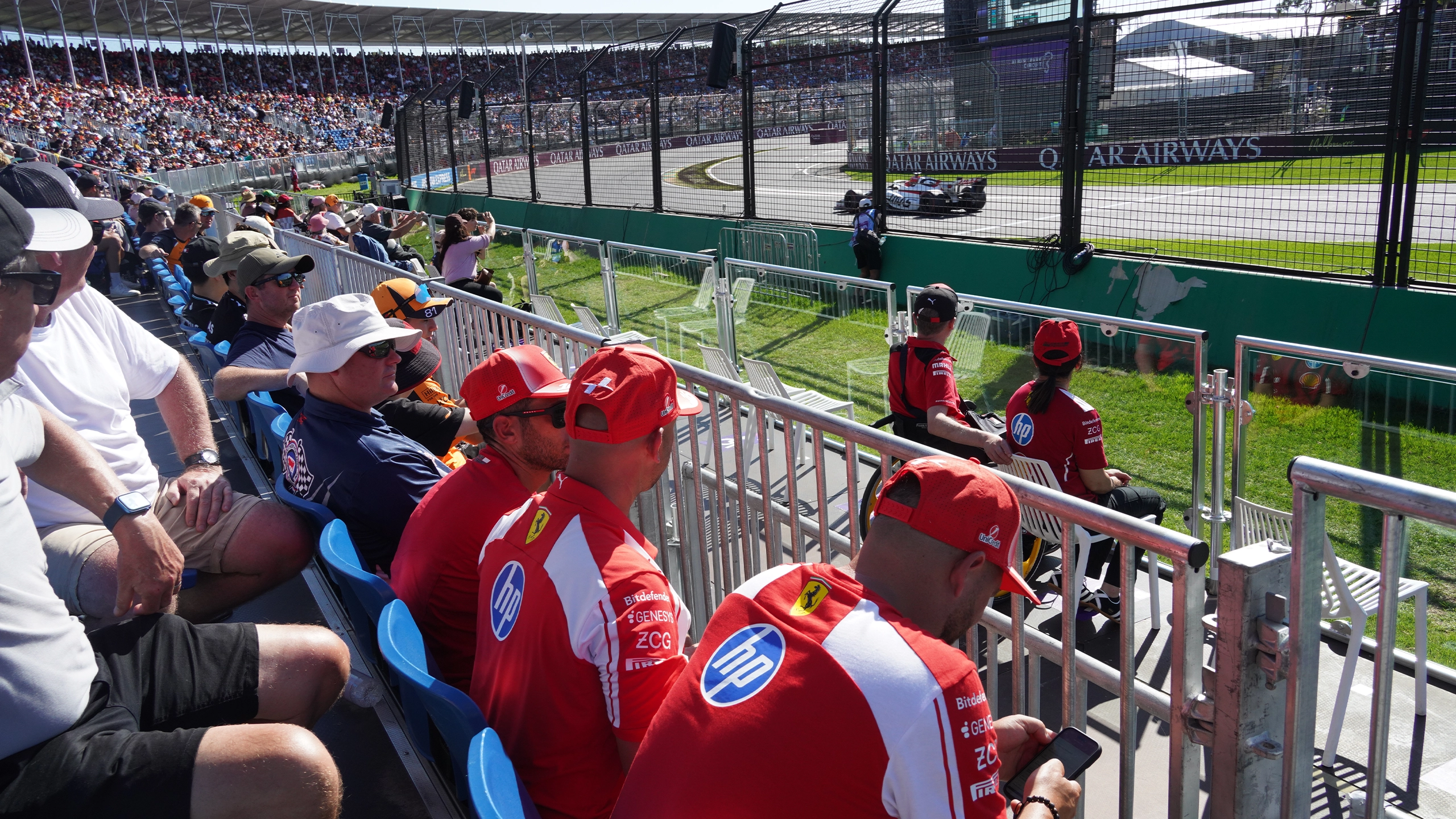 Schumacher Grandstand Turn 13 final sector view